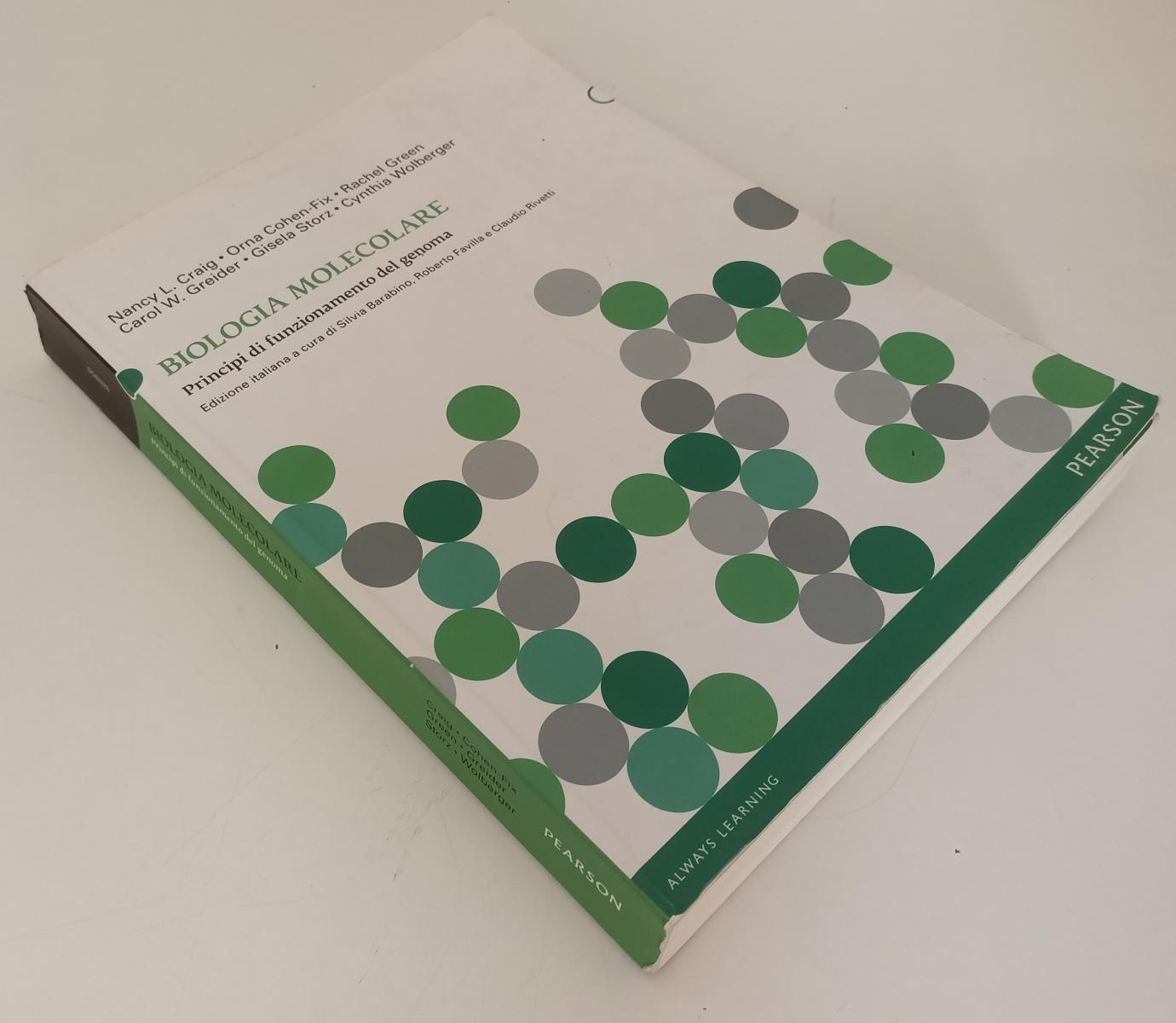 LZ- BIOLOGIA MOLECOLARE PRINCIPI FUNZIONAMENTO GENOMA-- PEARSON- 2013- B- ZFS369
