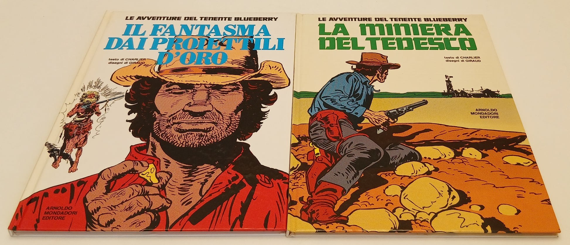 FV- LE AVVENTURE DEL TENENTE BLUEBERRY 2 VOLUMI FANTASMA MINIERA- MONDADORI- H25