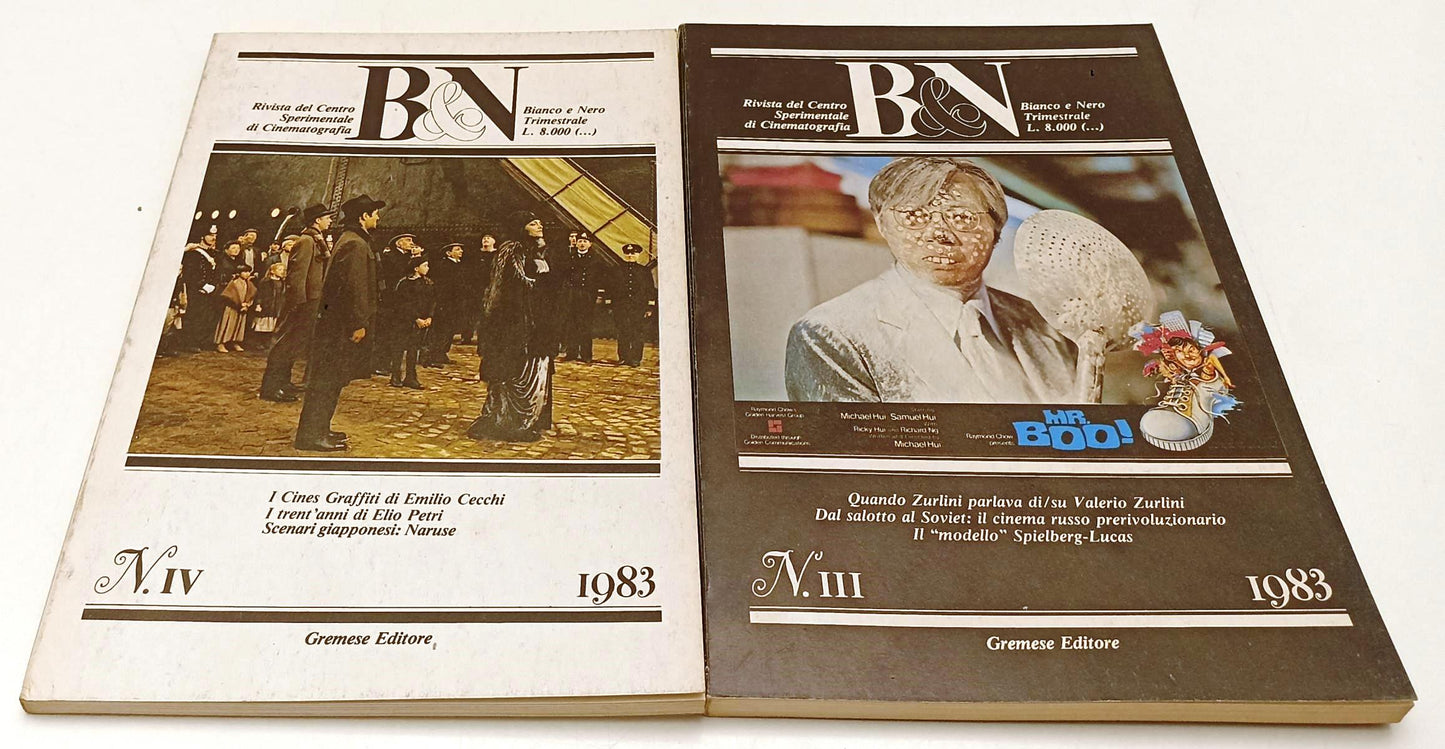 LW- B&N BIANCO E NERO I/IV ANNATA COMPLETA 1983 RIVISTA - GREMESE - YFS113
