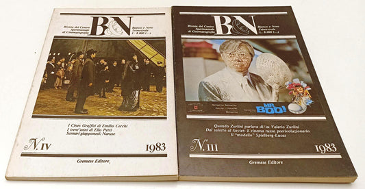 LW- B&N BIANCO E NERO I/IV ANNATA COMPLETA 1983 RIVISTA - GREMESE - YFS113