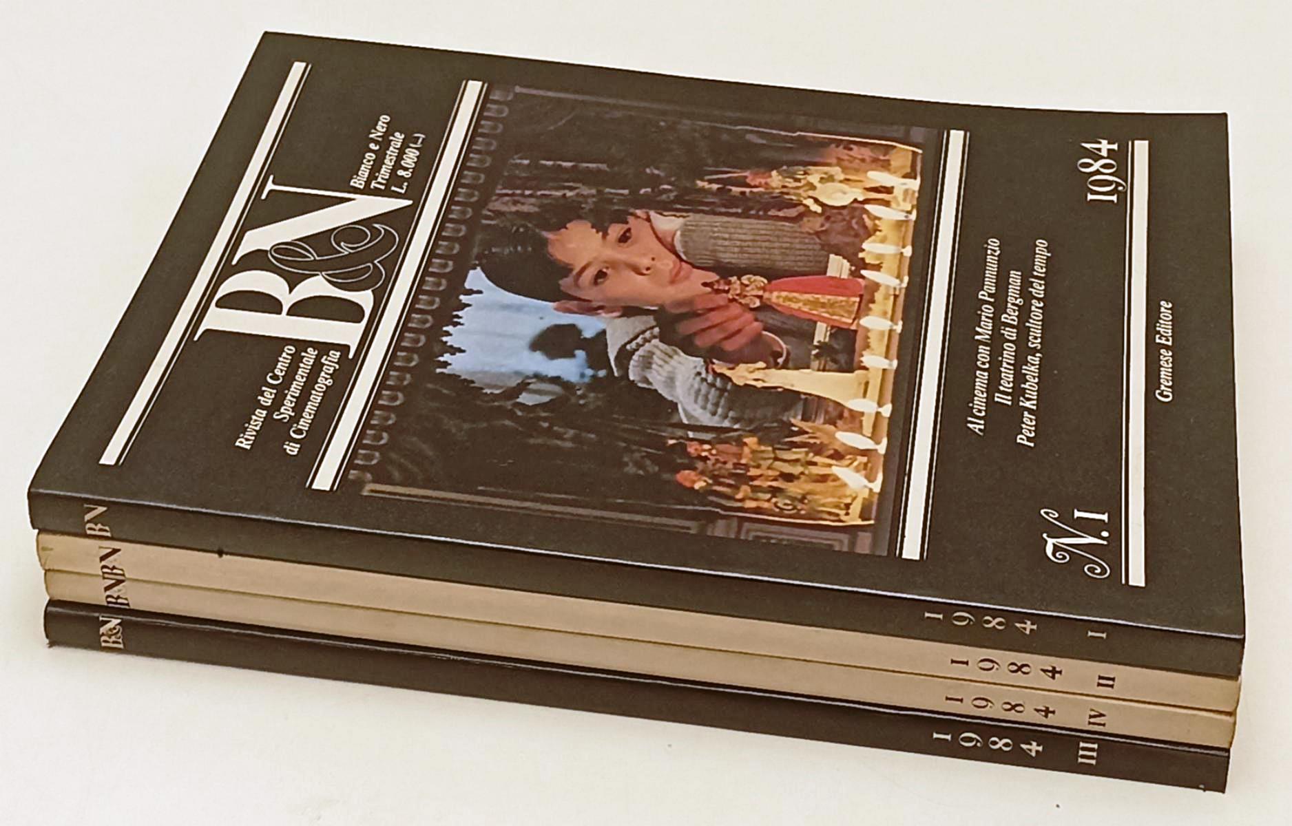 LW- B&N BIANCO E NERO I/IV ANNATA COMPLETA 1984 RIVISTA - GREMESE - YFS310