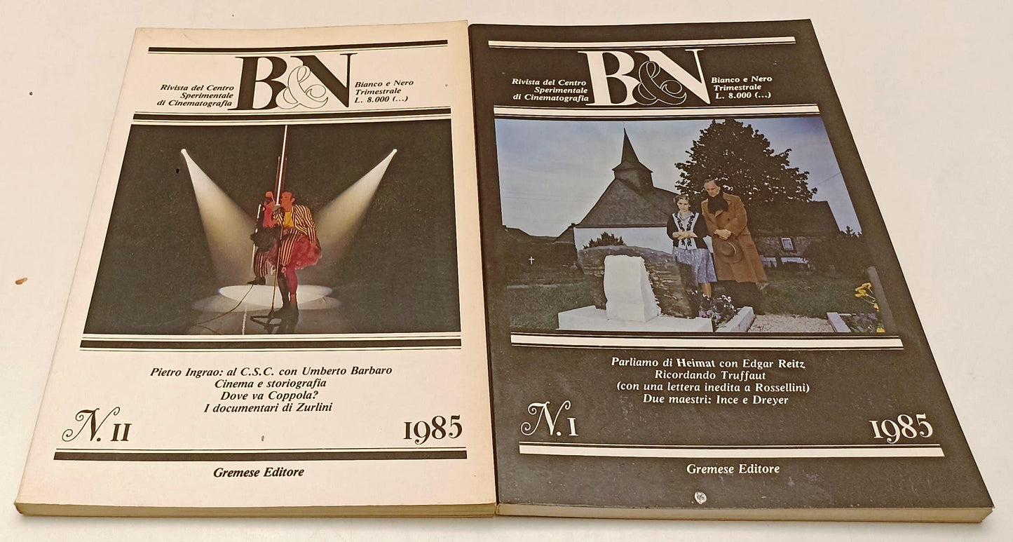 LW- B&N BIANCO E NERO I/IV ANNATA COMPLETA 1985 RIVISTA - GREMESE - YFS113
