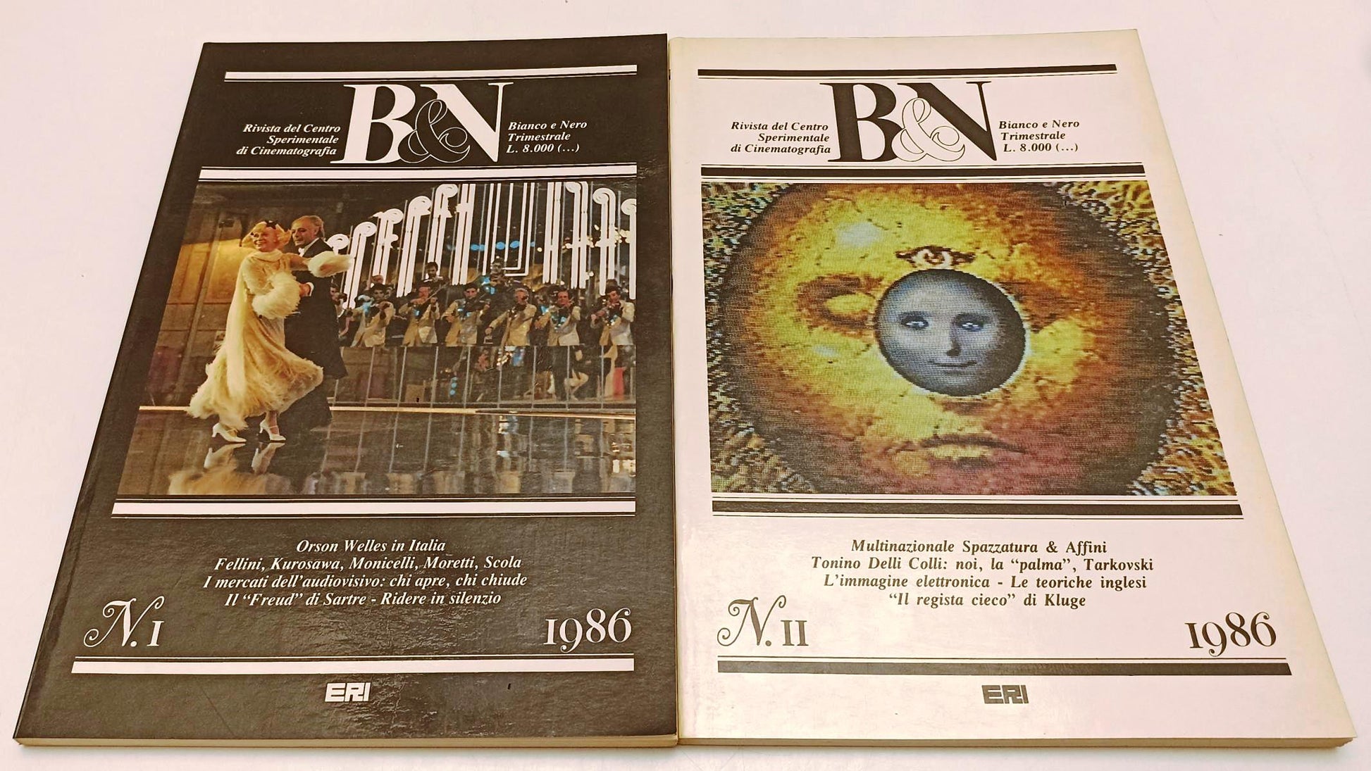 LW- B&N BIANCO E NERO I/IV ANNATA COMPLETA 1986 RIVISTA CINEMATOGRAFICA - YFS113