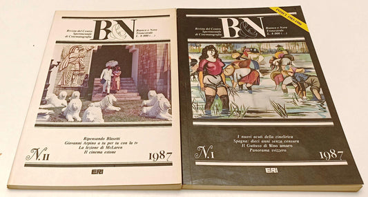 LW- B&N BIANCO E NERO I/IV ANNATA COMPLETA 1987 RIVISTA CINEMATOGRAFICA - YFS310
