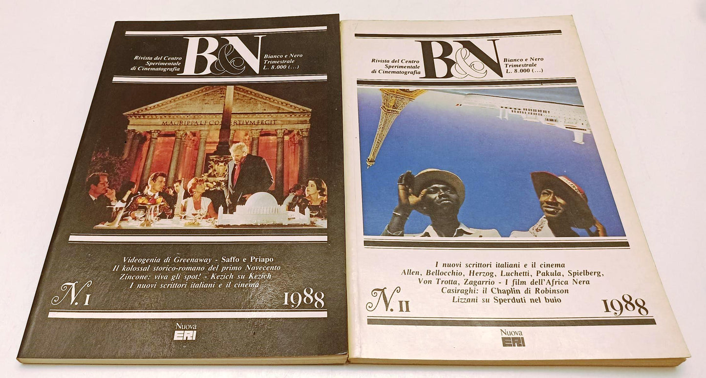 LW- B&N BIANCO E NERO I/IV ANNATA COMPLETA 1988 RIVISTA CINEMATOGRAFICA - YFS310