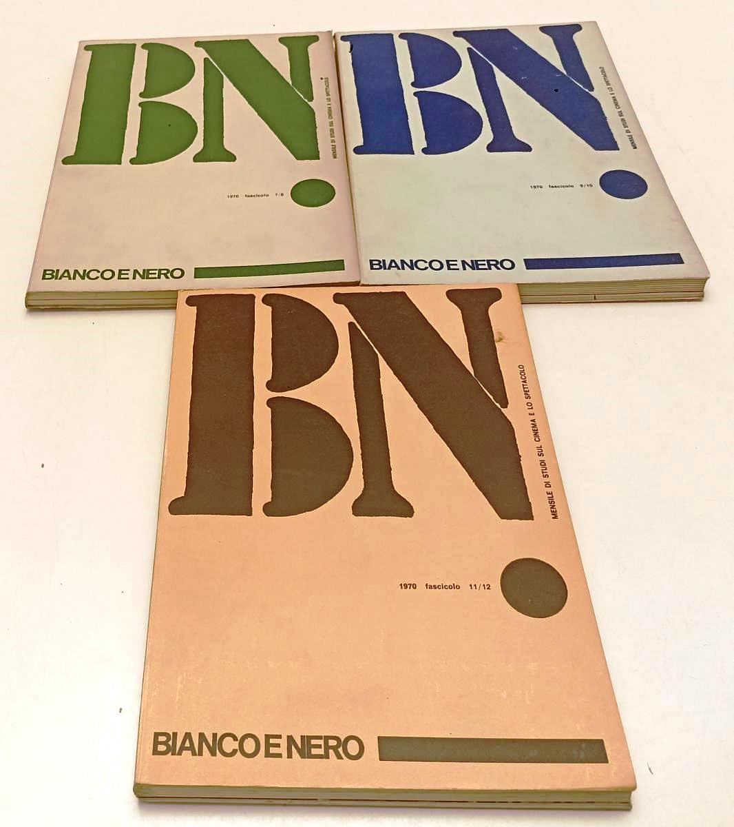 LW- BN BIANCO E NERO 1/12 XXXI 1970 ANNATA COMPLETA CINEMA SPETTACOLO - YFS113