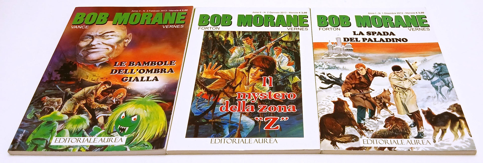 FZ- BOB MORANE 1/3 - FORTON VERNES - AUREA EDITORIALE - 2012 - B - Z25