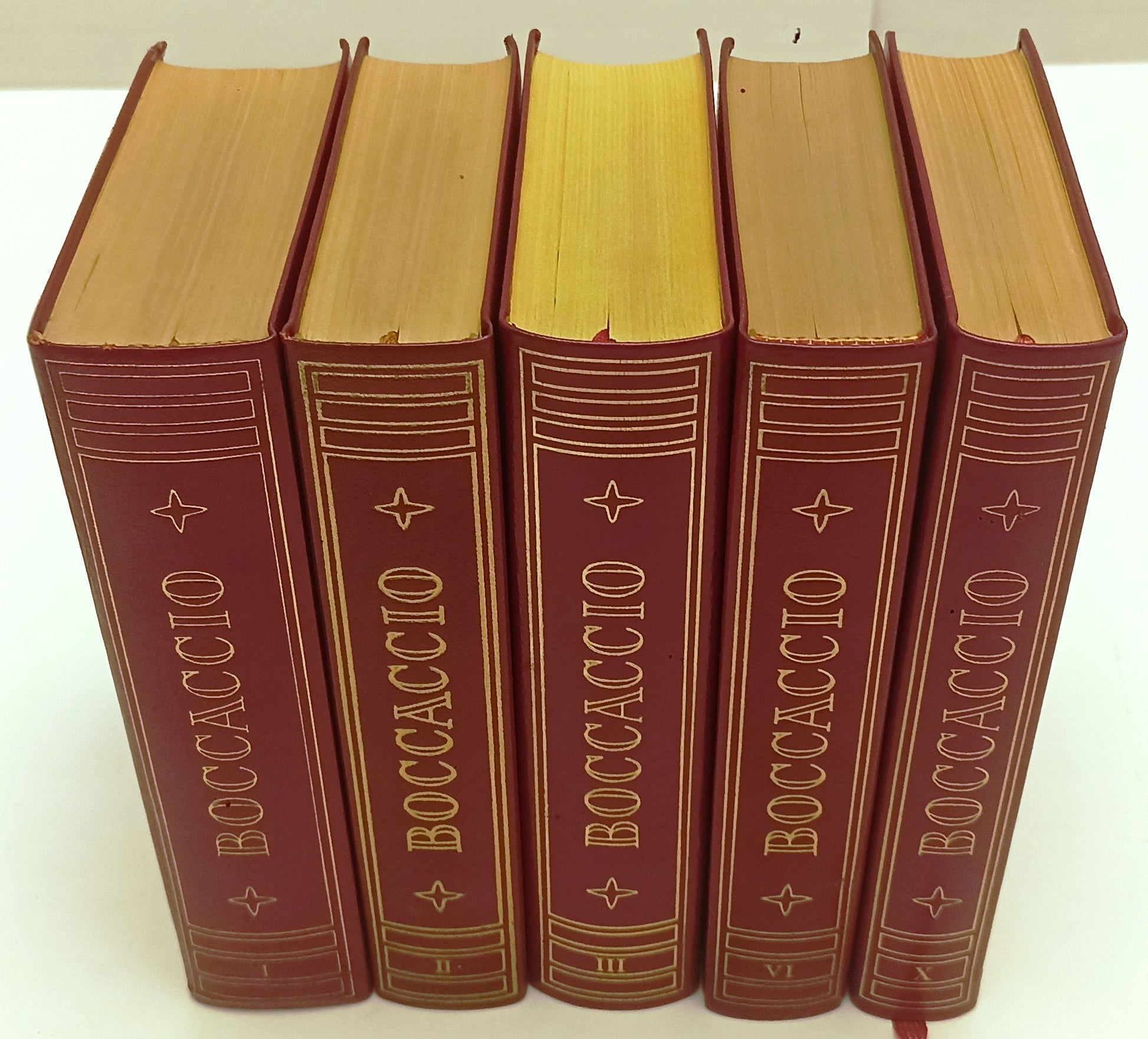 LN- TUTTE LE OPERE VOLUMI I II III VI X- BOCCACCIO- MONDADORI I CLASSICI- B- XFS