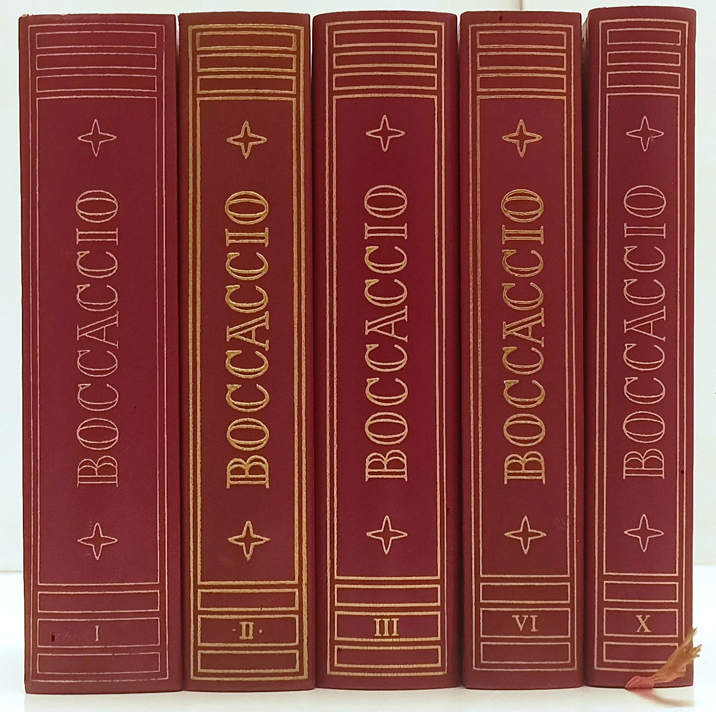 LN- TUTTE LE OPERE VOLUMI I II III VI X- BOCCACCIO- MONDADORI I CLASSICI- B- XFS