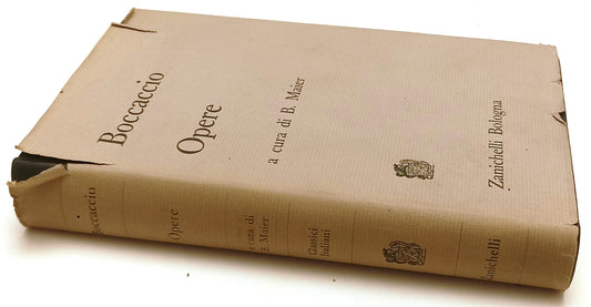 LN- OPERE - BOCCACCIO - ZANICHELLI - CLASSICI ITALIANI- 1a ED.- 1967- CS- XFS207