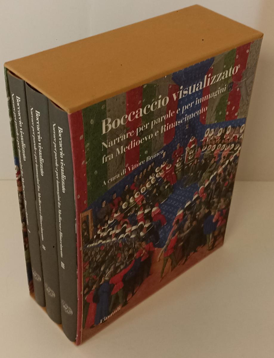 LT- BOCCACCIO VISUALIZZATO COFANETTO 3 VOLUMI - BRANCA- EINAUDI--- 1999- CS- XFS