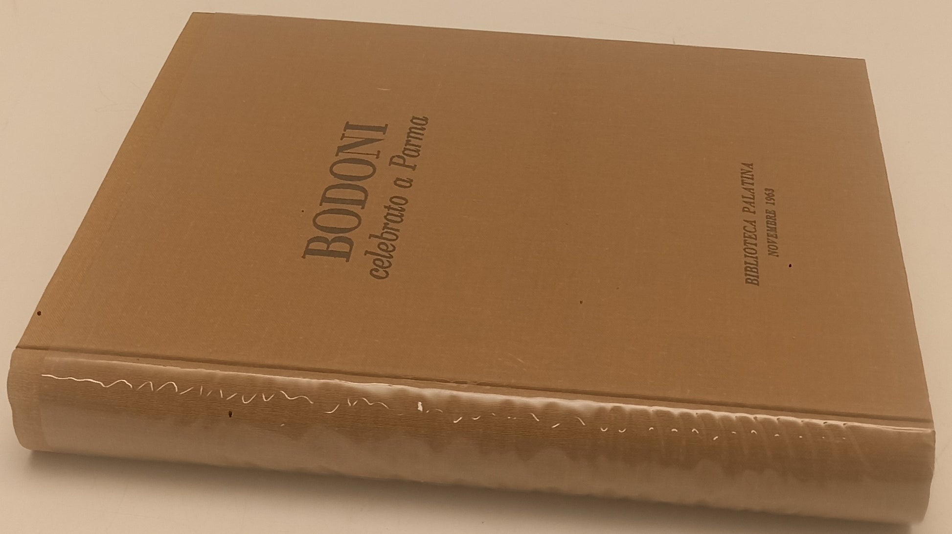 LS- BODONI CELEBRATO A PARMA 55 TAVOLE -- BIBLIOTECA PALATINA --- 1963-- WPR319