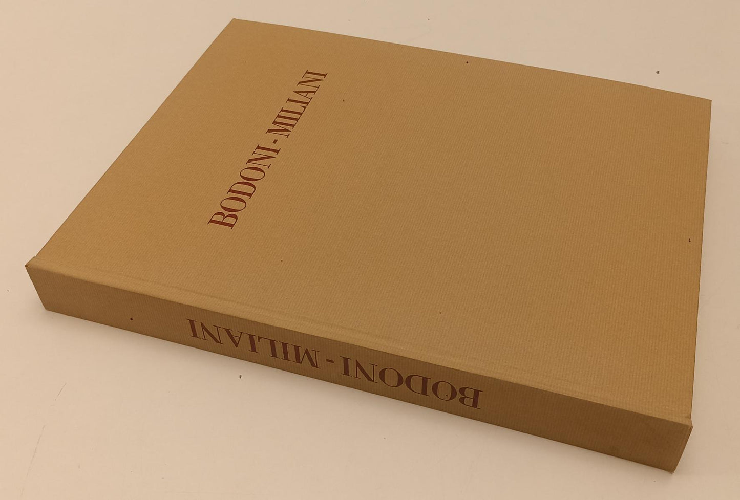 LT- BODONI MILANI MUSEO BODONIANO PARMA - GASPARINETTI - SILVA --- 1976- CS- WPR
