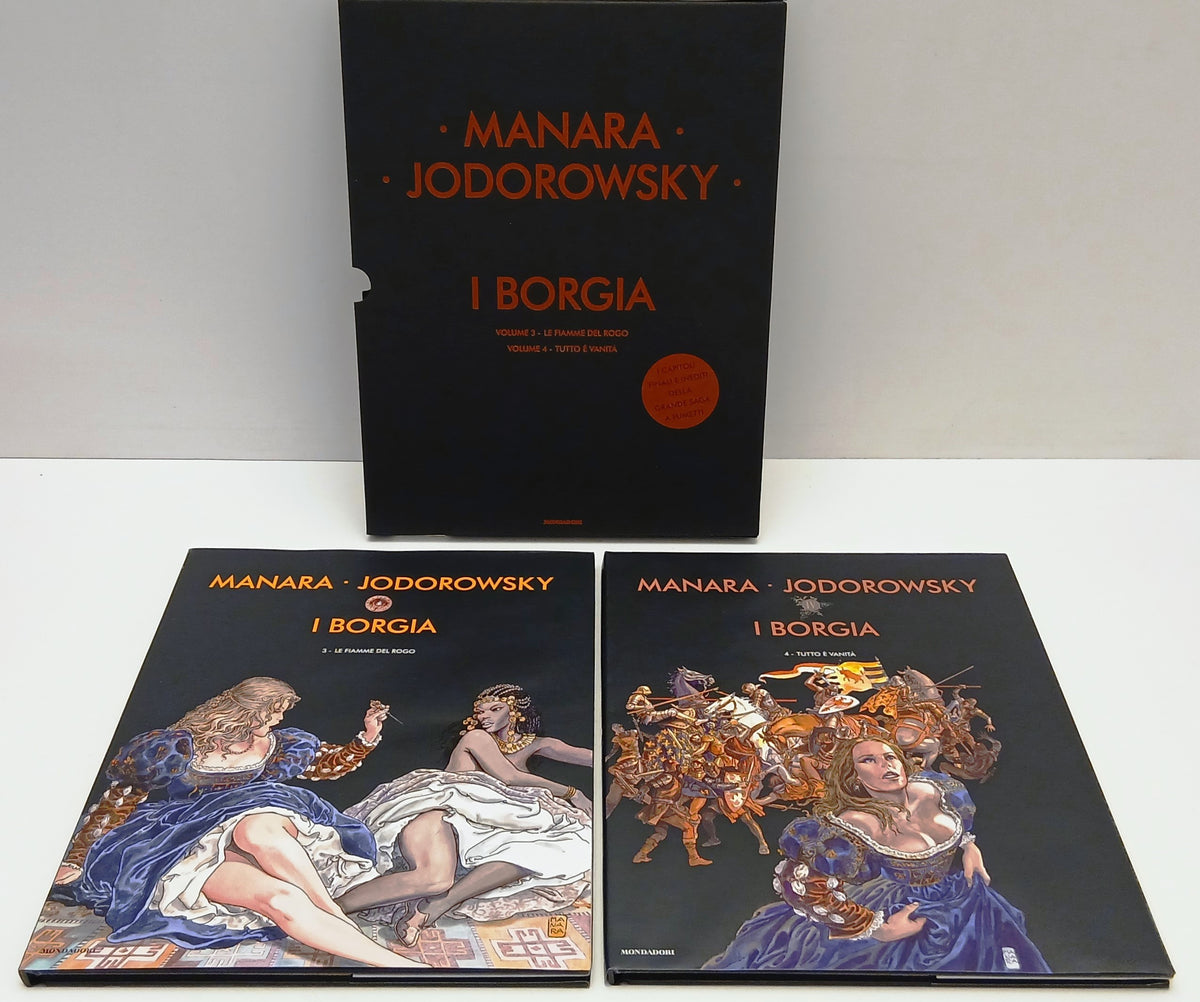 FV-  I BORGIA VOLUMI 3 e 4 COFANETTO- MANARA JODORWSKY- MONDADORI- 2011- CS- Z25
