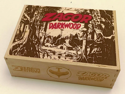 FB- ZAGOR DARKWOOD BOX LEGNO VARIANT ALESSANDRO PICCINELLI STRISCIA- BONELLI-G24
