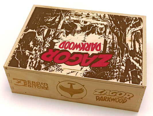 FB- ZAGOR DARKWOOD BOX LEGNO VARIANT ALESSANDRO PICCINELLI STRISCIA- BONELLI-G24