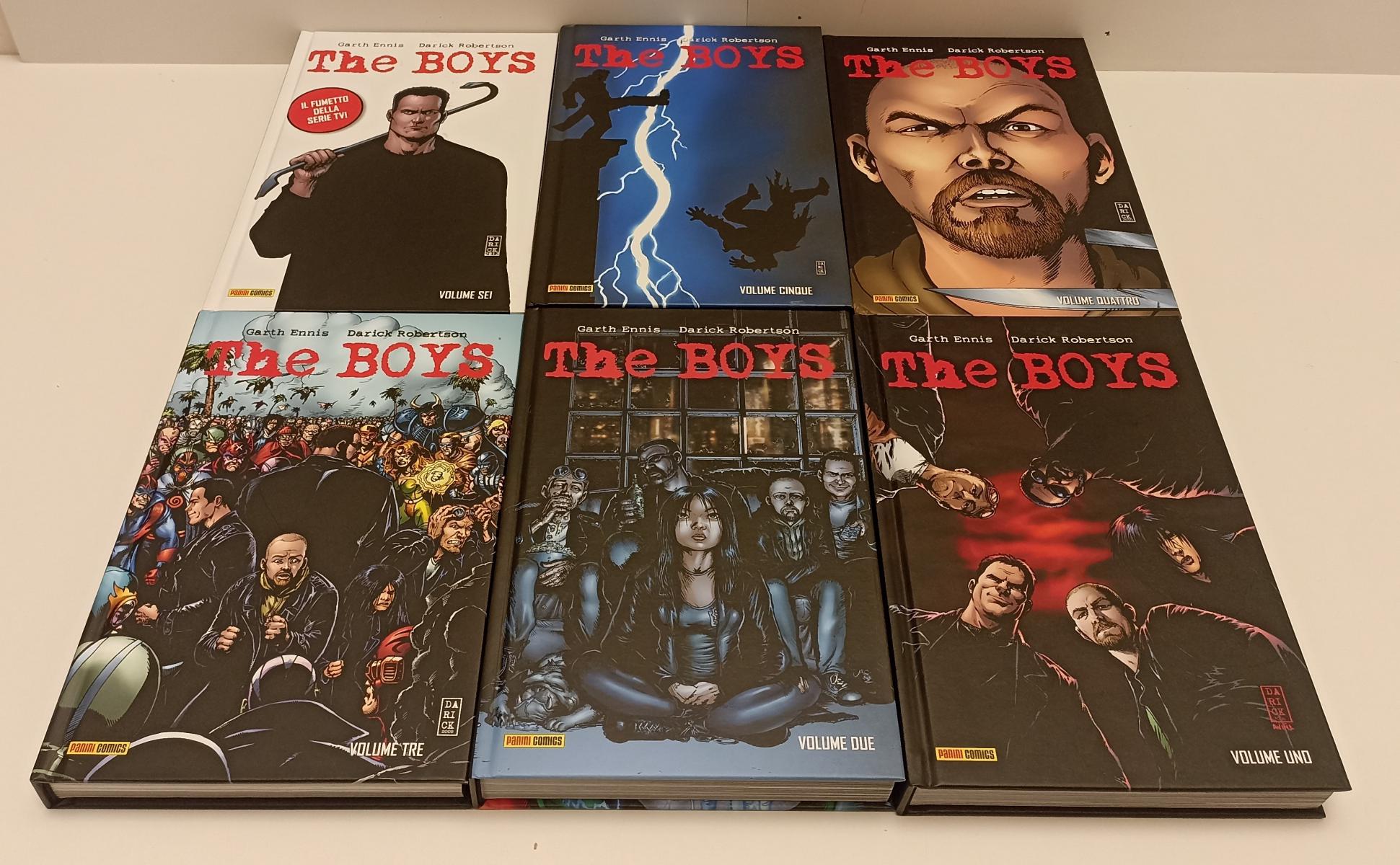 FV- THE BOYS DELUXE 1/6 COLLEZIONE COMPLETA - GARTH ENNIS ROBERTSON- PANINI- A24