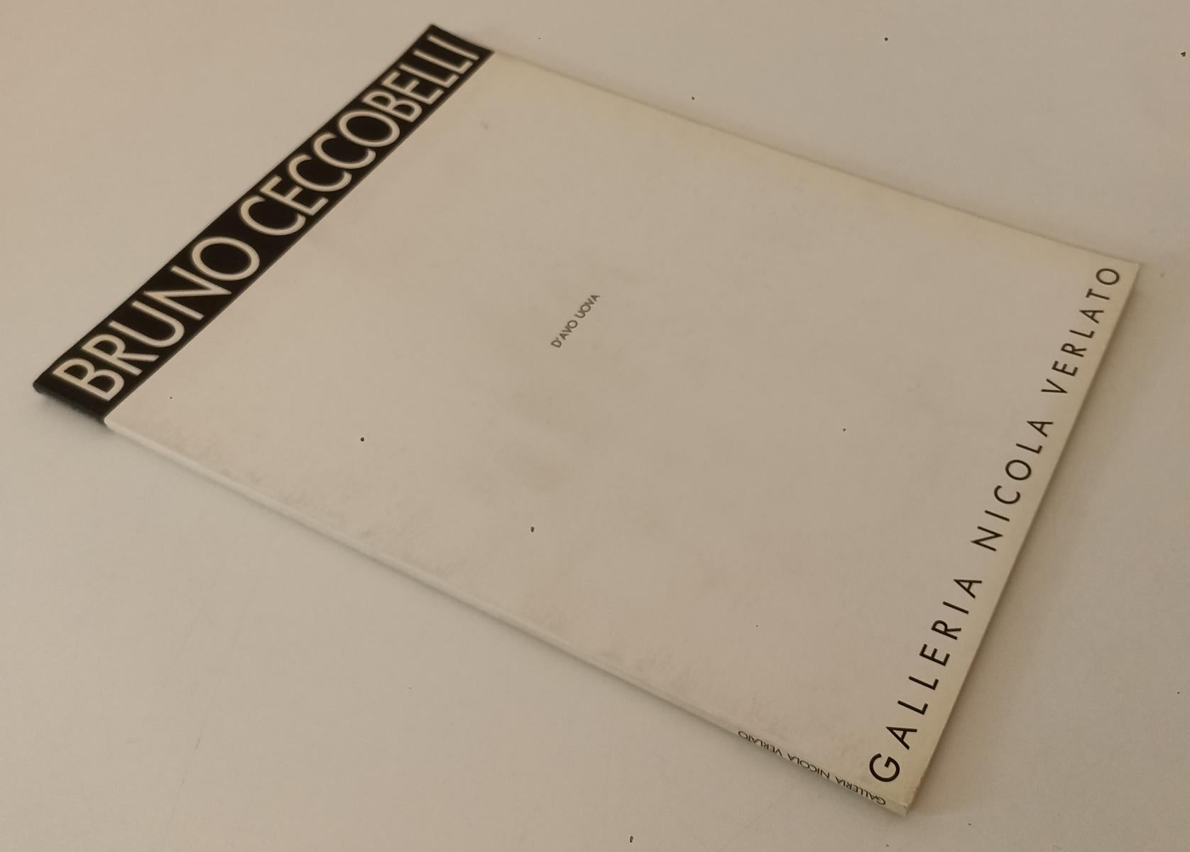 LT- BRUNO CECCOBELLI D'AVO UOVA GALLERIA NICOLA VERLATO - 1989 - B - XFS164