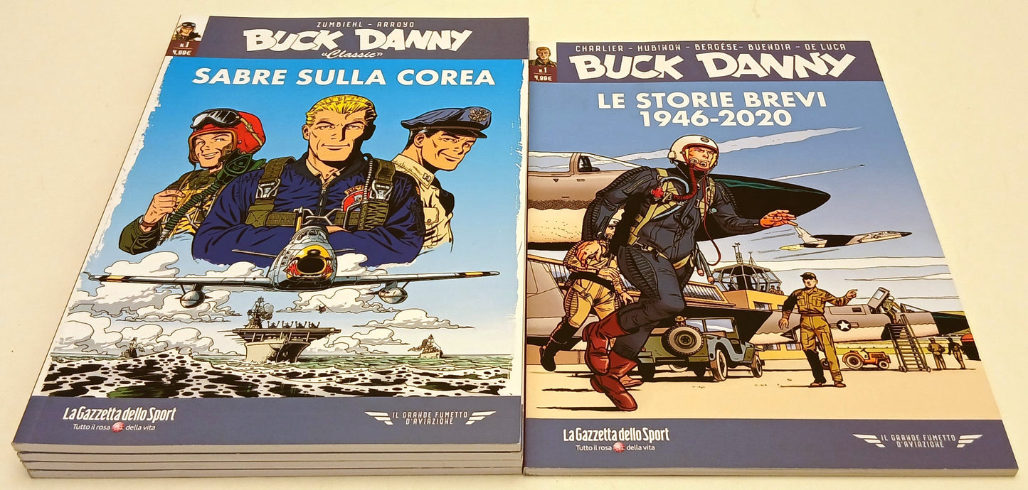 FZ- GRANDE FUMETTO D'AVIAZIONE BUCK DANNY CLASSIC 1/4 + STORIE BREVI- GdS- B-Z25