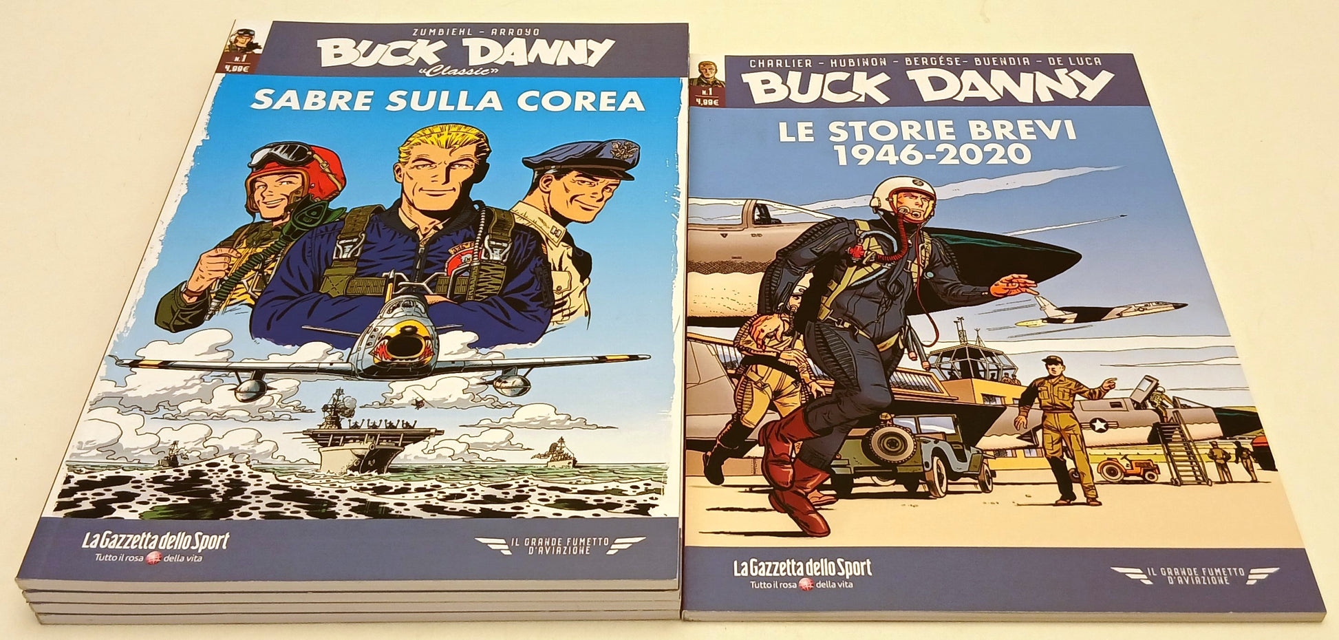 FZ- GRANDE FUMETTO D'AVIAZIONE BUCK DANNY CLASSIC 1/4 + STORIE BREVI- GdS- B-Z25