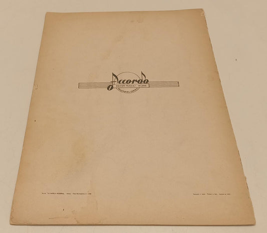 LZ- CACCIA GROSSA MARCO ANGIOLINI - MARIO CONSIGLIO- ACCORDO--- 1956- S- RVSa522