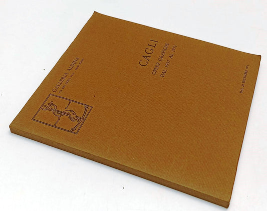 LT- CAGLI OPERE GRAFICHE DAL 1957 AL 1971 -- GALLERIA ALDINA--- 1971- B- XFS189