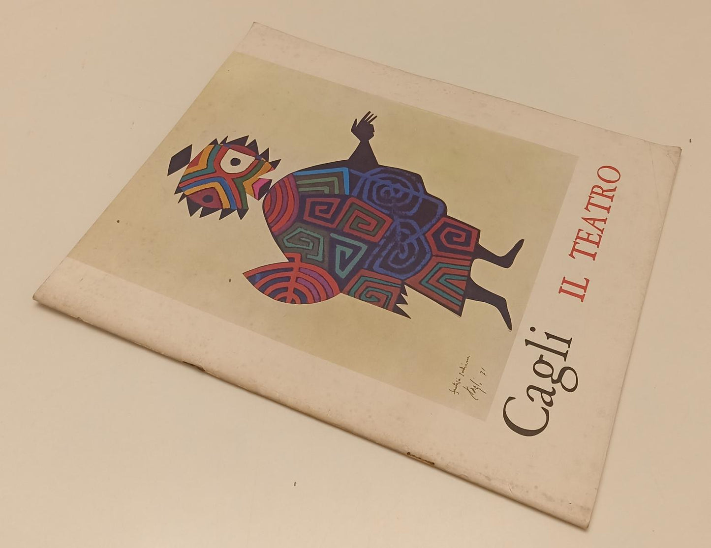 LT- CAGLI IL TEATRO CATALOGO MOSTRA -- NUOVO CARPINE --- 1975 - S- XFS181