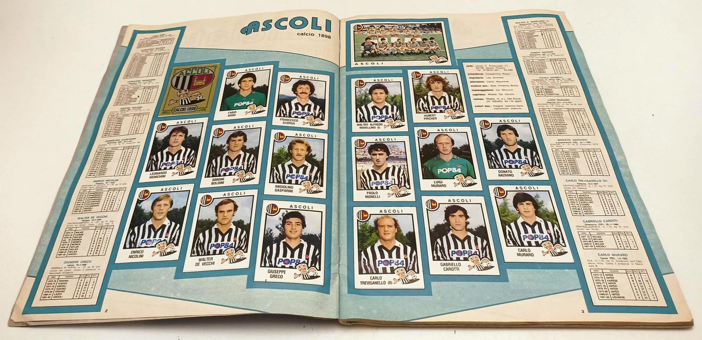 AA- ALBUM FIGURINE CALCIATORI PANINI 1982/83 COMPLETO - CAMPIONATO CALCIO- LBM24