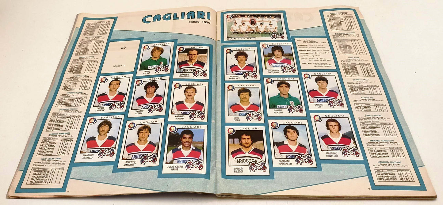 AA- ALBUM FIGURINE CALCIATORI PANINI 1982/83 COMPLETO - CAMPIONATO CALCIO- LBM24