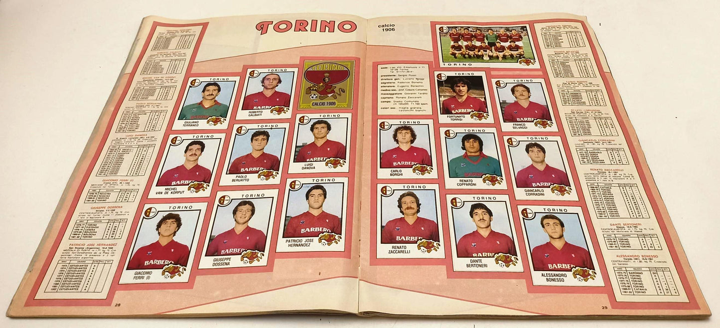 AA- ALBUM FIGURINE CALCIATORI PANINI 1982/83 COMPLETO - CAMPIONATO CALCIO- LBM24