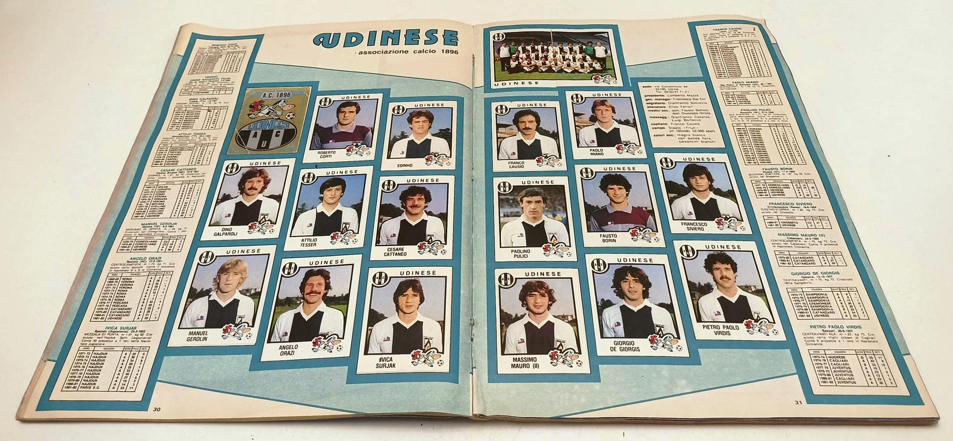 AA- ALBUM FIGURINE CALCIATORI PANINI 1982/83 COMPLETO - CAMPIONATO CALCIO- LBM24