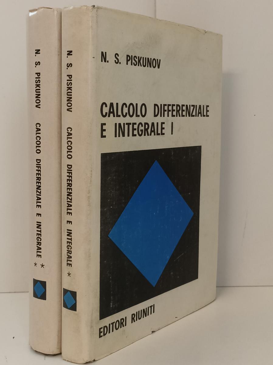 LZ- CALCOLO DIFFERENZIALE E INTEGRALE I/II 2 VOLUMI - PISKUNOV - 1979- CS- ZFS60