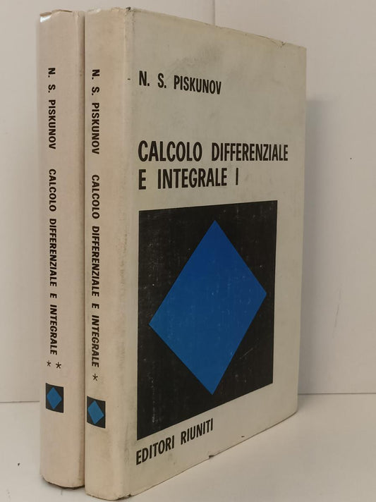 LZ- CALCOLO DIFFERENZIALE E INTEGRALE I/II 2 VOLUMI - PISKUNOV - 1979- CS- ZFS60
