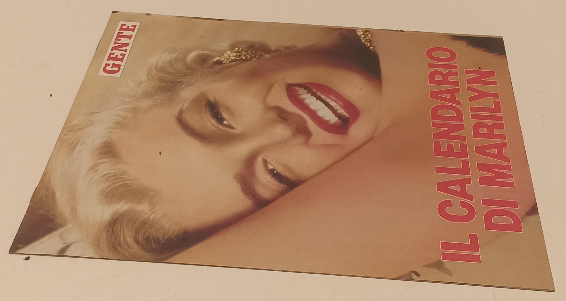 CV- IL CALENDARIO DI MARILYN MONROE supplemento al n.33 di GENTE 1992 - RVSa533