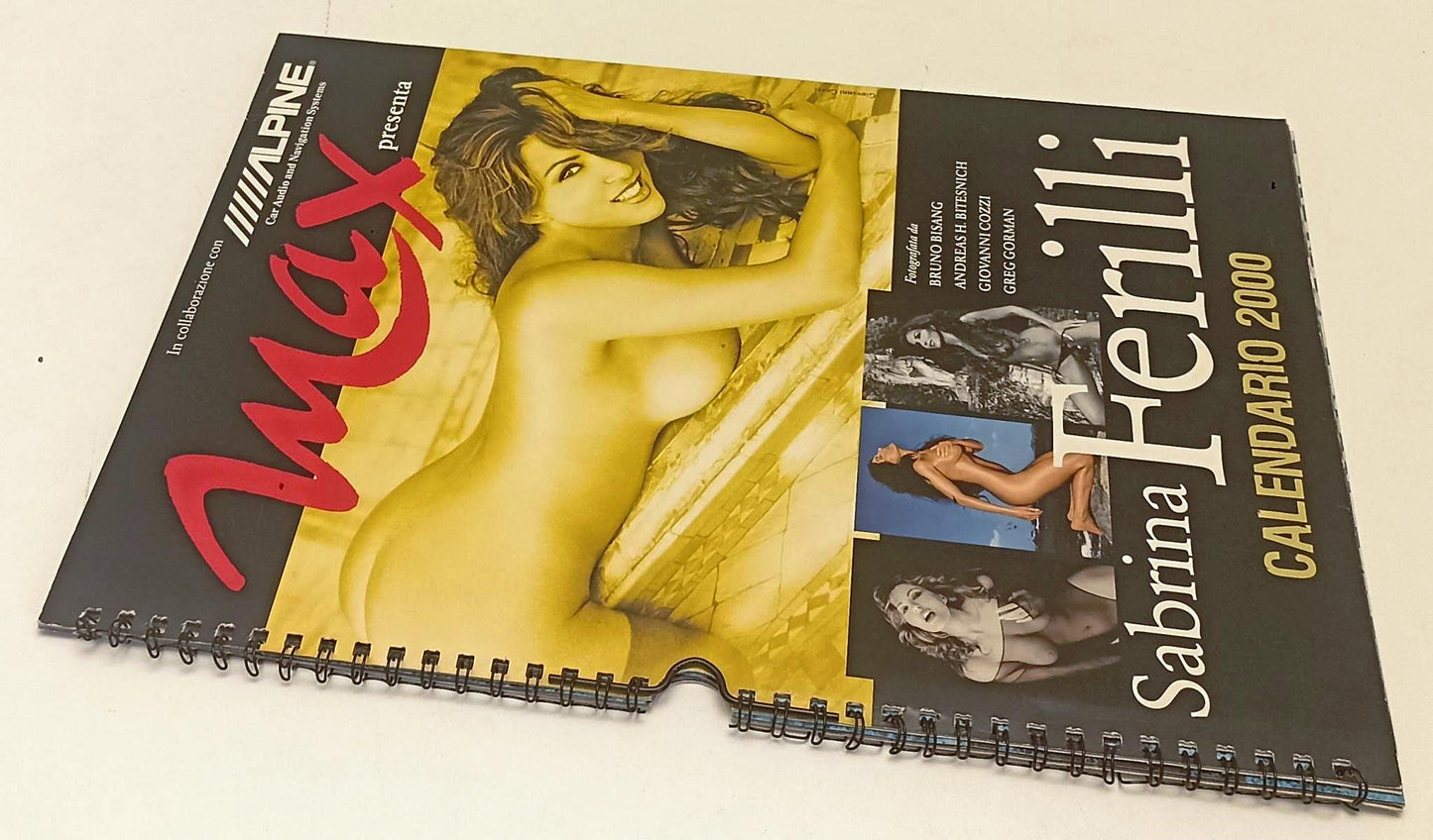 LX- CALENDARIO MAX 2000 SABRINA FERILLI - BISANG BITESNICH COZZI GORMAN- RVSa317