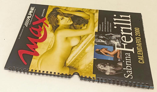 LX- CALENDARIO MAX 2000 SABRINA FERILLI - BISANG BITESNICH COZZI GORMAN- RVSa317