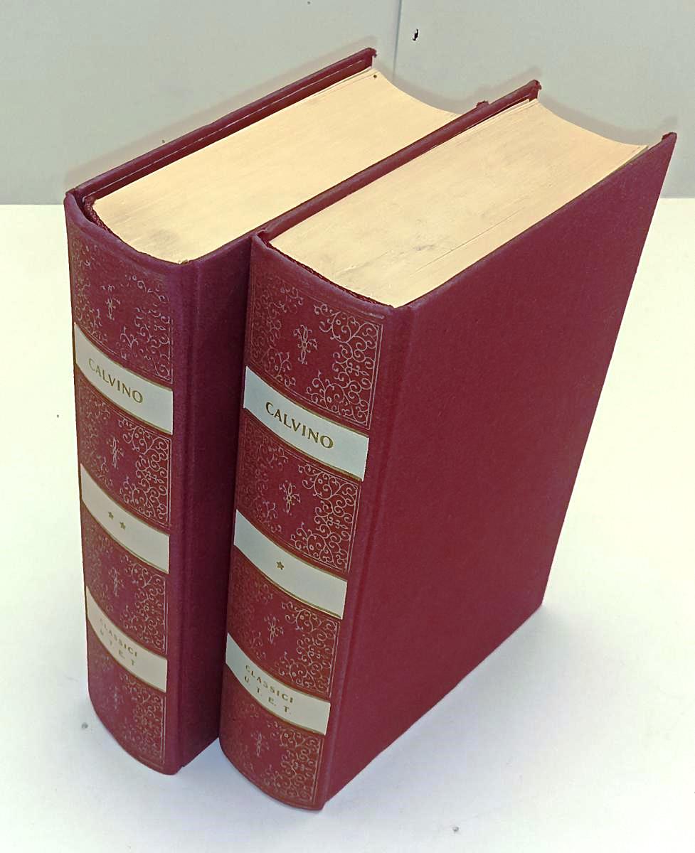 LS- CLASSICI DELLE RELIGIONI CALVINO 2 VOLUMI-- UTET-- 1a ED.- 1971- C- YDS480
