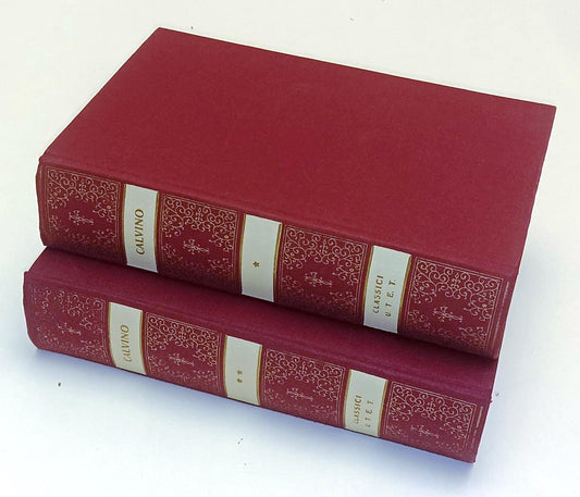 LS- CLASSICI DELLE RELIGIONI CALVINO 2 VOLUMI-- UTET-- 1a ED.- 1971- C- YDS480
