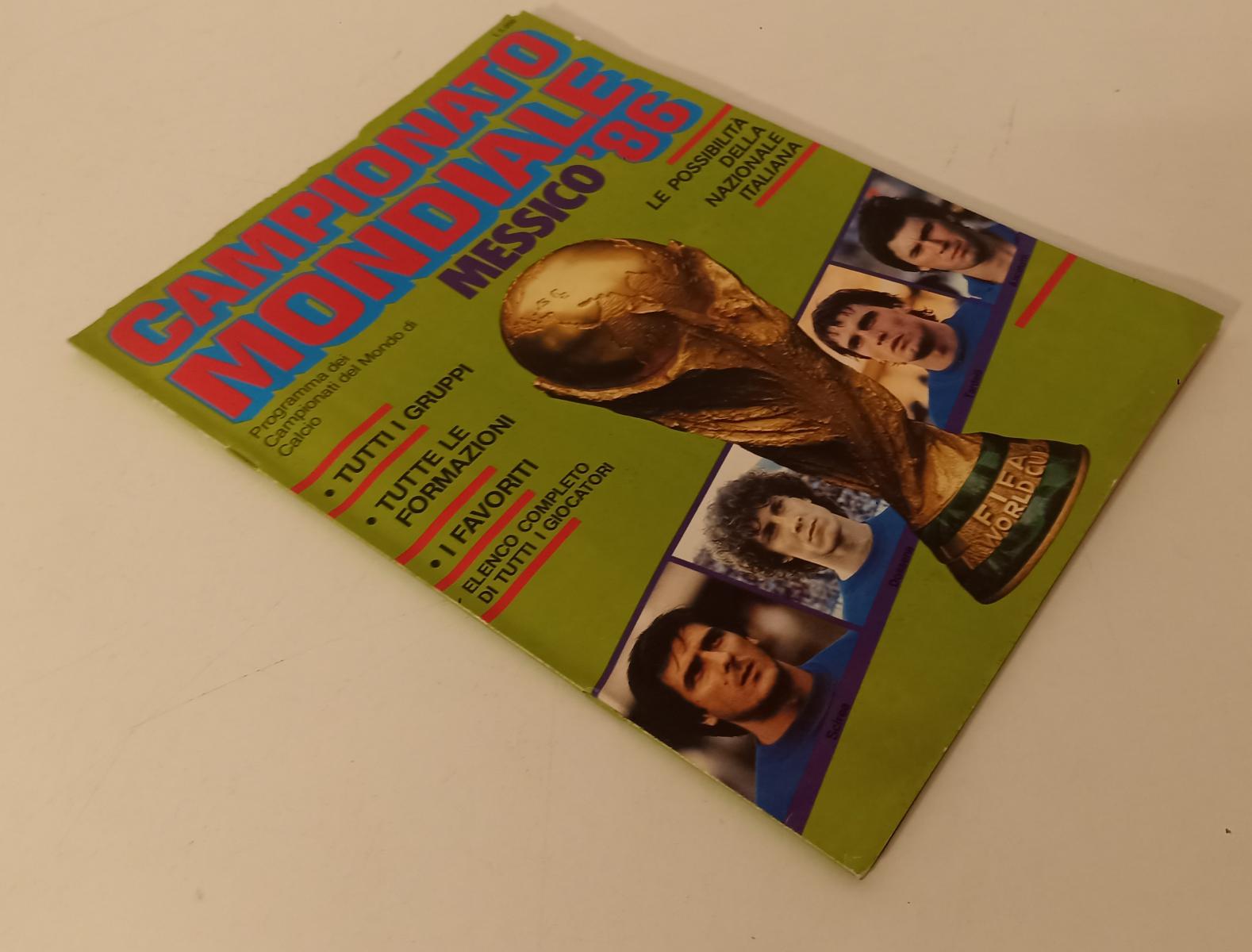 LC- RIVISTA CAMPIONATO MONDIALE CALCIO MESSICO '86 PROGRAMMA - 1986 - RVSa133