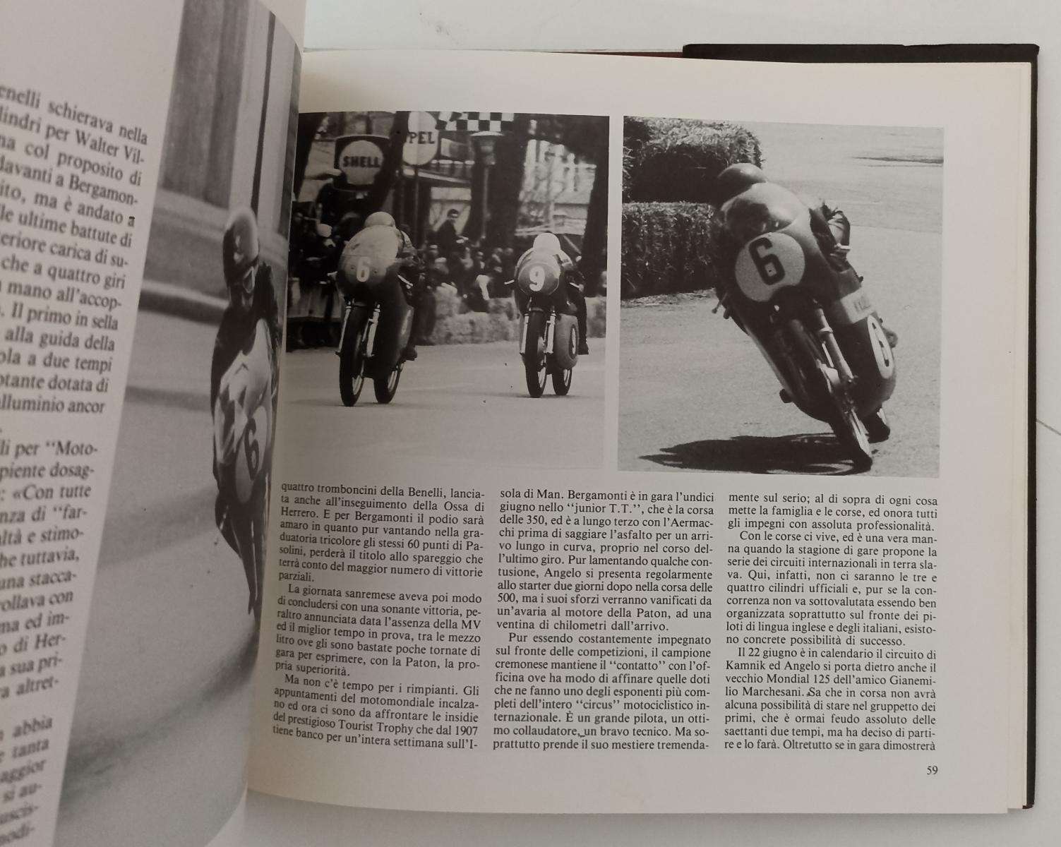 LC- CAMPIONE PER SEMPRE CORSE MOTO ANGELO BERGAMONTI - CAPELLI - 1991- CS- YFS53