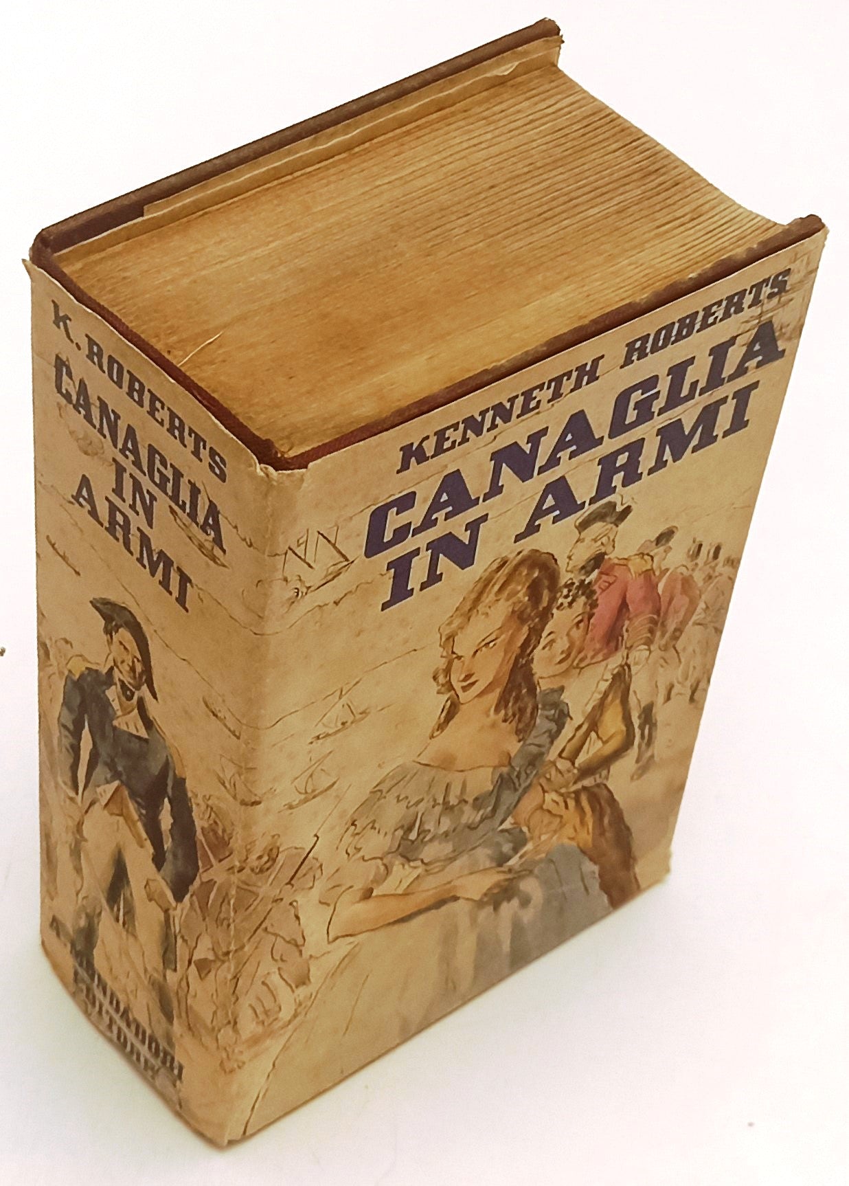 LN- CANAGLIA IN ARMI - KENNETH ROBERTS- MONDADORI- OMNIBUS- 1a- 1941- CS- XFS145