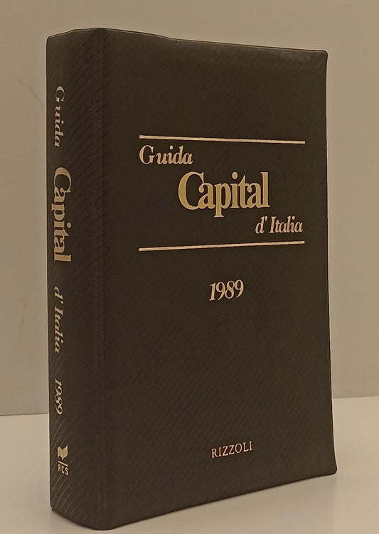 LZ- GUIDA CAPITAL D'ITALIA 1989 - GIOVANNINI NENCINI- RIZZOLI--- 1988- B- YFS263