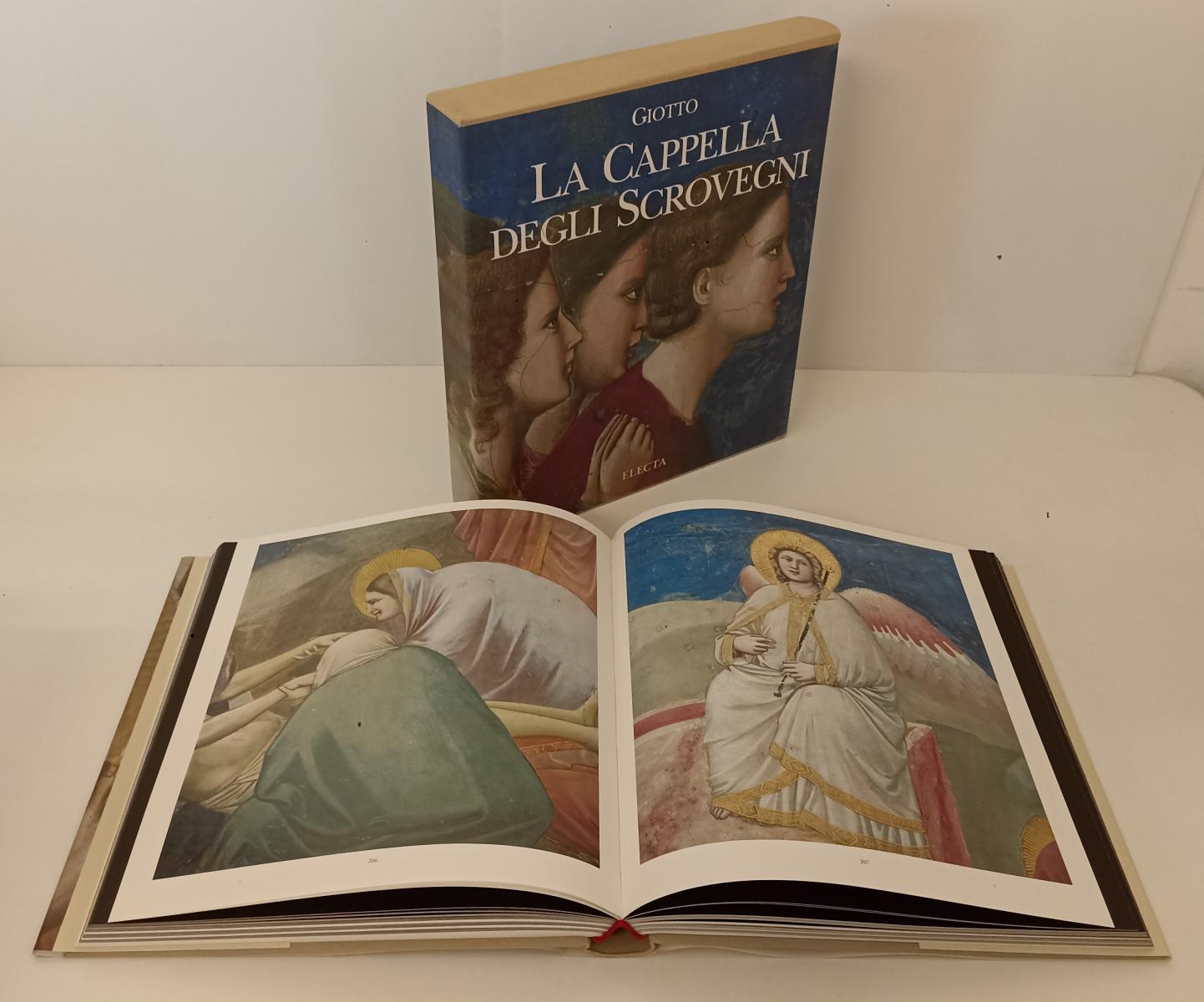 LT- LA CAPPELLA DEGLI SCROVEGNI COFANETTO - GIOTTO - ELECTA --- 1992- CS- YFS70