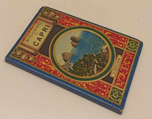 LV- RICORDO DI CAPRI 32 VEDUTE A COLORI -- RENZA NAPOLI- TOURING CLUB- C- YFS266