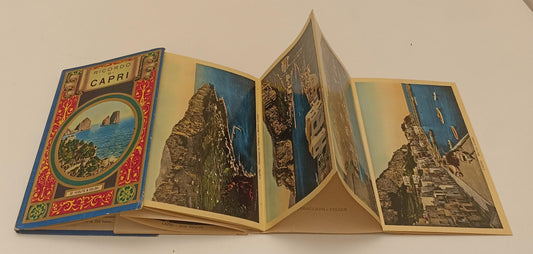 LV- RICORDO DI CAPRI 32 VEDUTE A COLORI -- RENZA NAPOLI- TOURING CLUB- C- YFS266