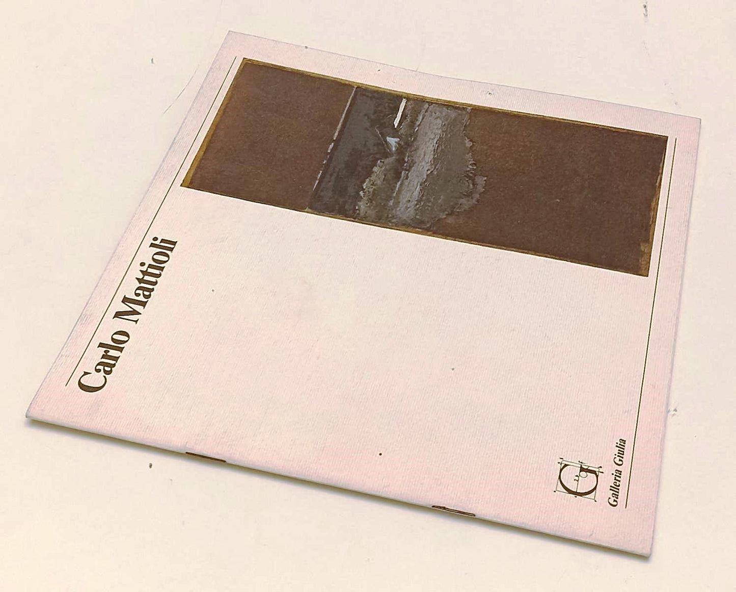 LT- CARLO MATTIOLI LE SPIAGGE CATALOGO MOSTRA- GALLERIA GIULIA- 1988- S- RVSa300