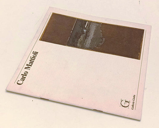 LT- CARLO MATTIOLI LE SPIAGGE CATALOGO MOSTRA- GALLERIA GIULIA- 1988- S- RVSa300