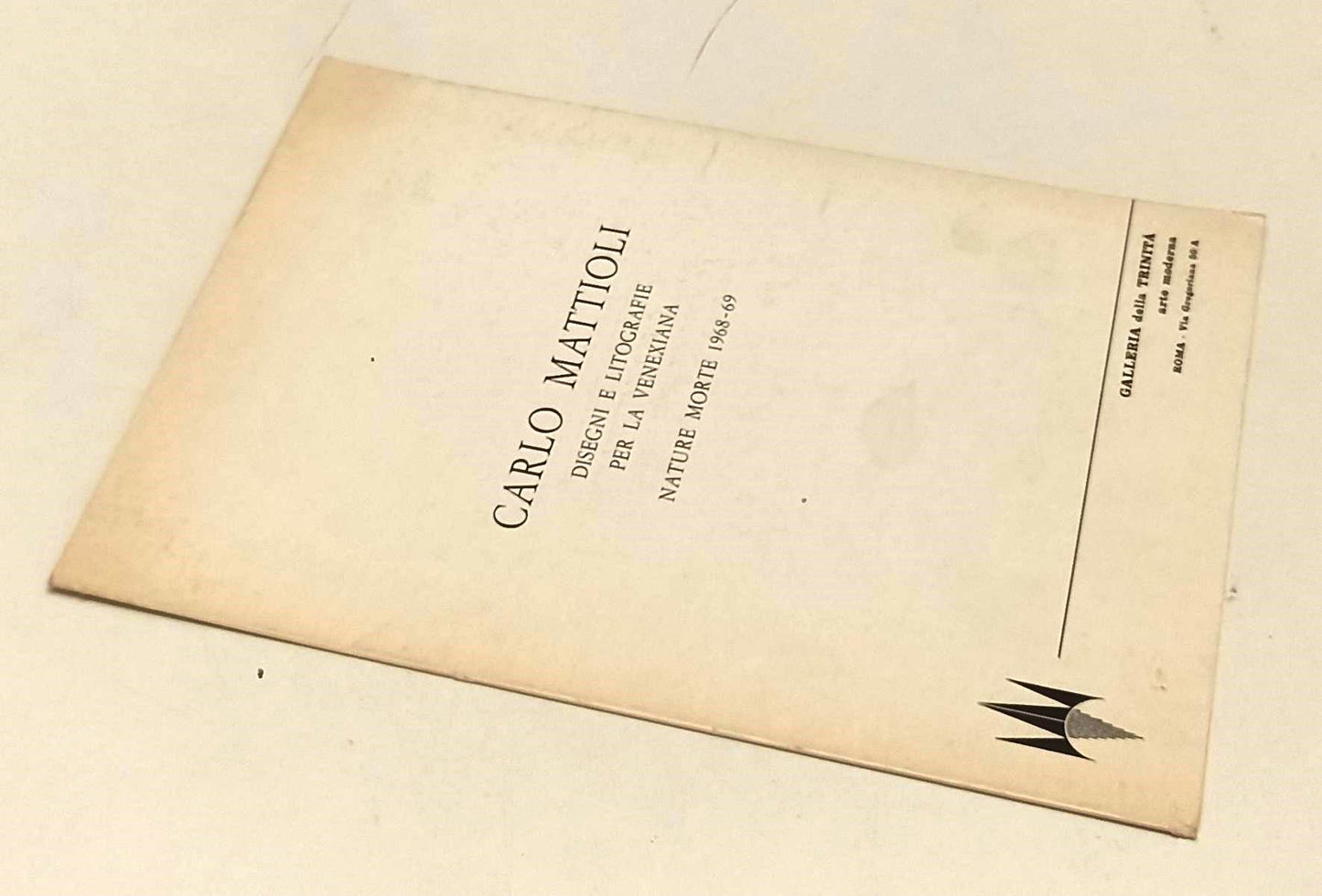 LT- CARLO MATTIOLI DISEGNI E LITOGRAFIE PER LA VENEXIANA BROCHURE - RVSa299