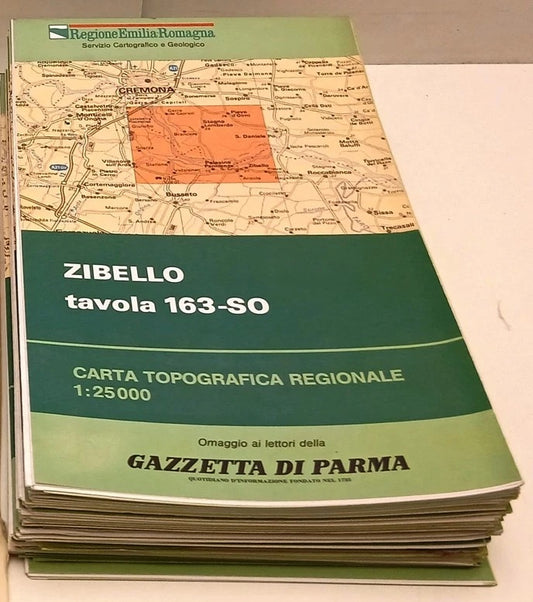 Carta Topografica di Parma e provincia 32 tavole - Gazzetta di Parma - YDS564