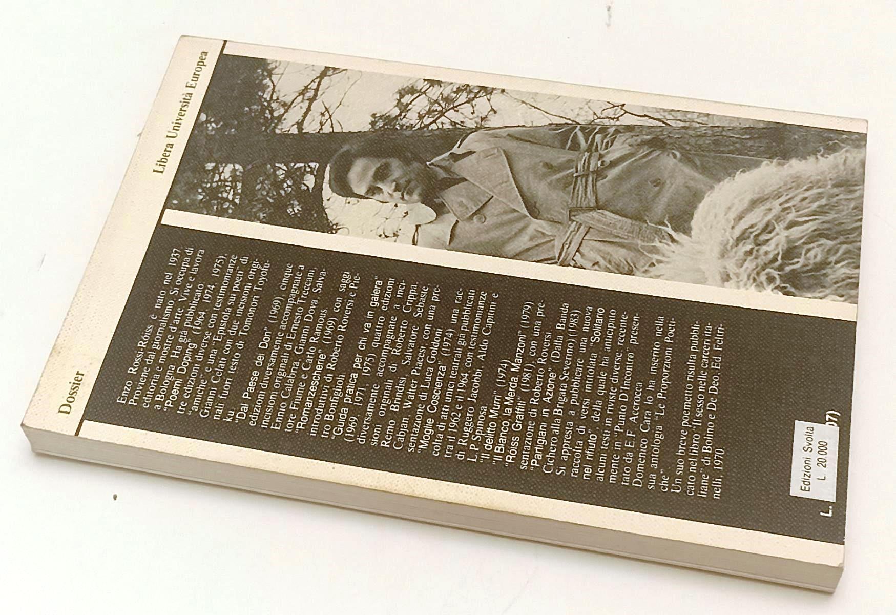 LT- CARTAPESTA & CARTAPESTAI- ROISS- LIBERA UNIVERSITA'- DOSSIER- 1983- B-XFS134